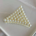 Classic Pearl Triangle Hair Catcher
