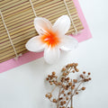 Tropical Glossy Flower Hair Claw Clips