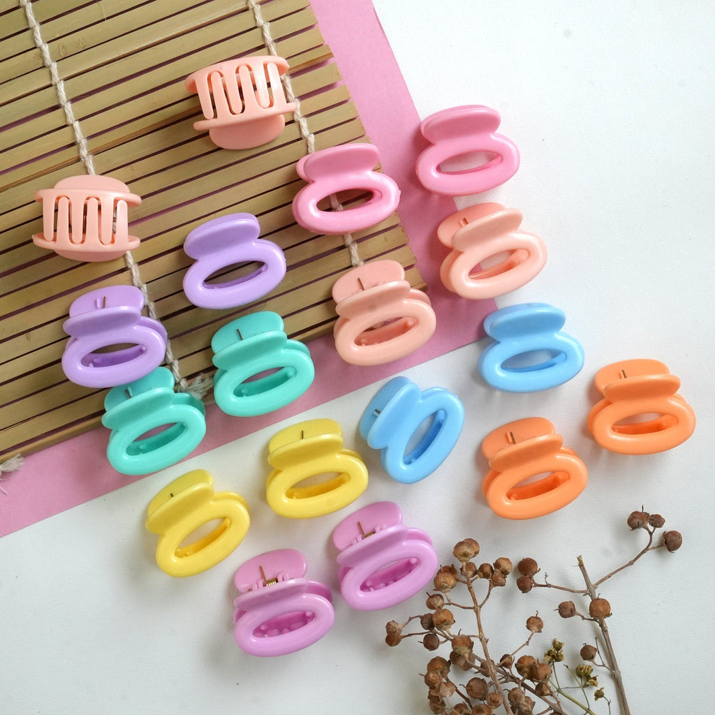 Pastel Mini Hair Claw pair