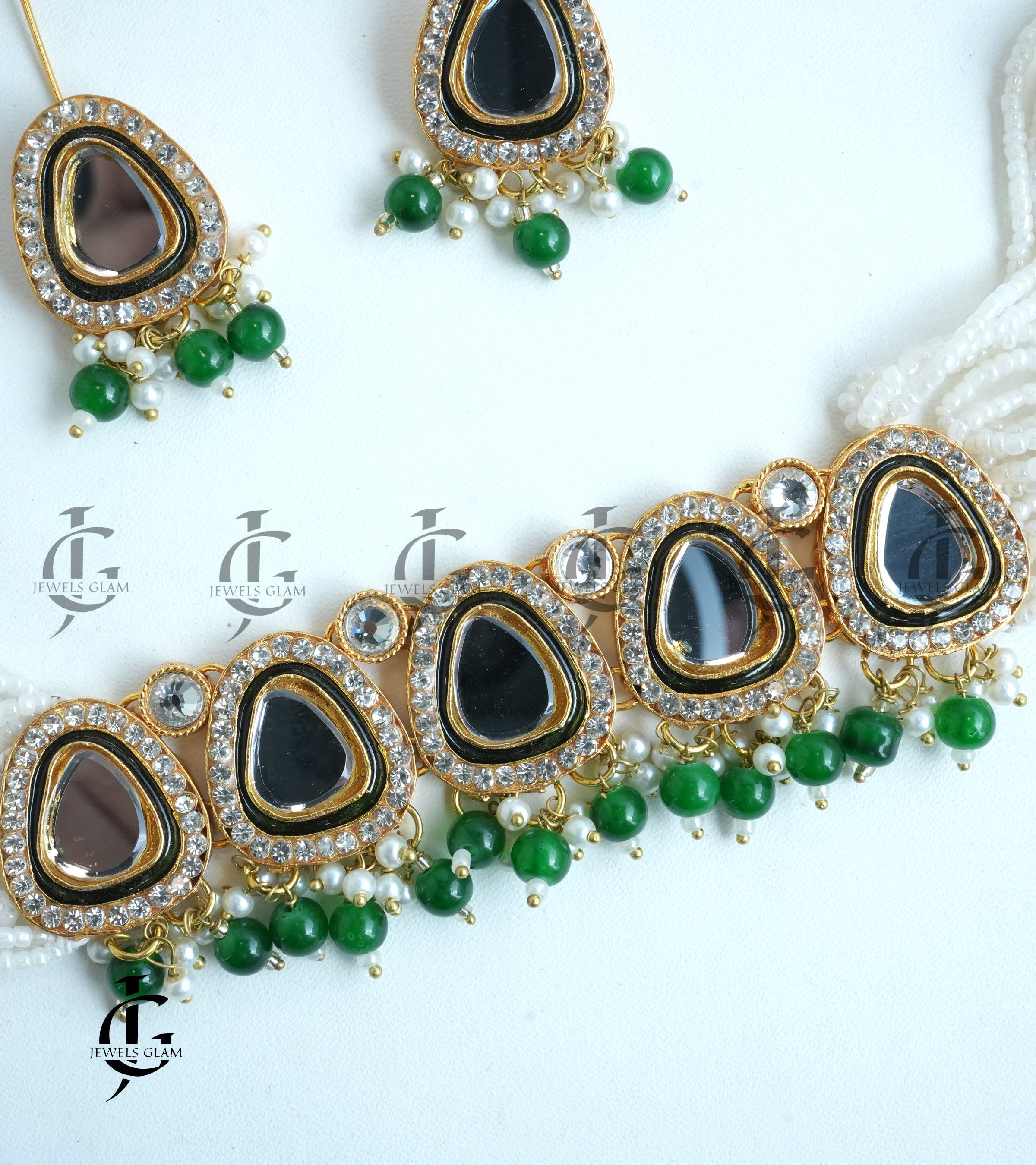Indian Polki Kundan Choker Set