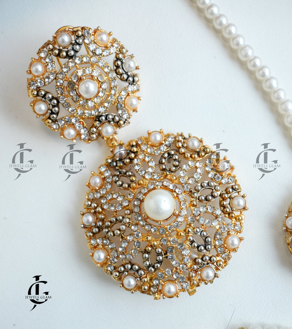 Radiant Pearl Heritage Bridal Jewelry Set