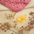 Elegant Butterfly Hair Catchers Pair