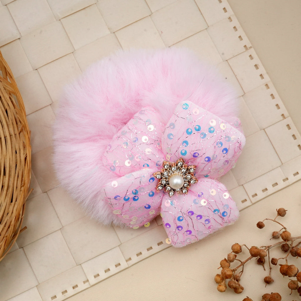 Luxe Sequin Bloom Hair Ties