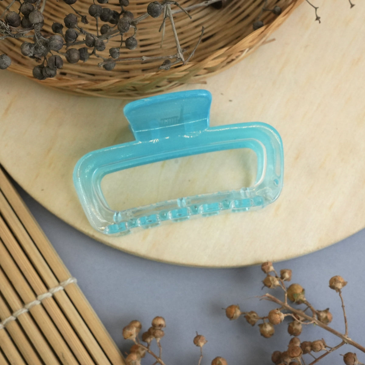 Minimalist Rectangle Hair Claw Clips in Assorted Colors