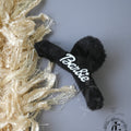 Fuzzy Barbie Hair Claw Clips