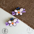 Adorable Cartoon Butterfly Silicone Hair Clips (Pair)