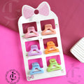 Vibrant Mini Claw Hair Catchers Set