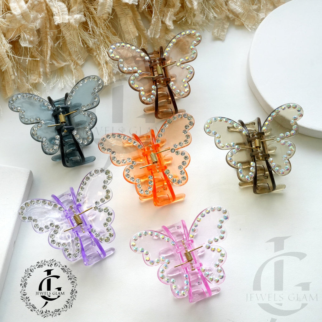 Butterfly Hair Catcher Claw Clip