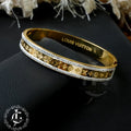 Luxurious Monogram Gold Bracelet