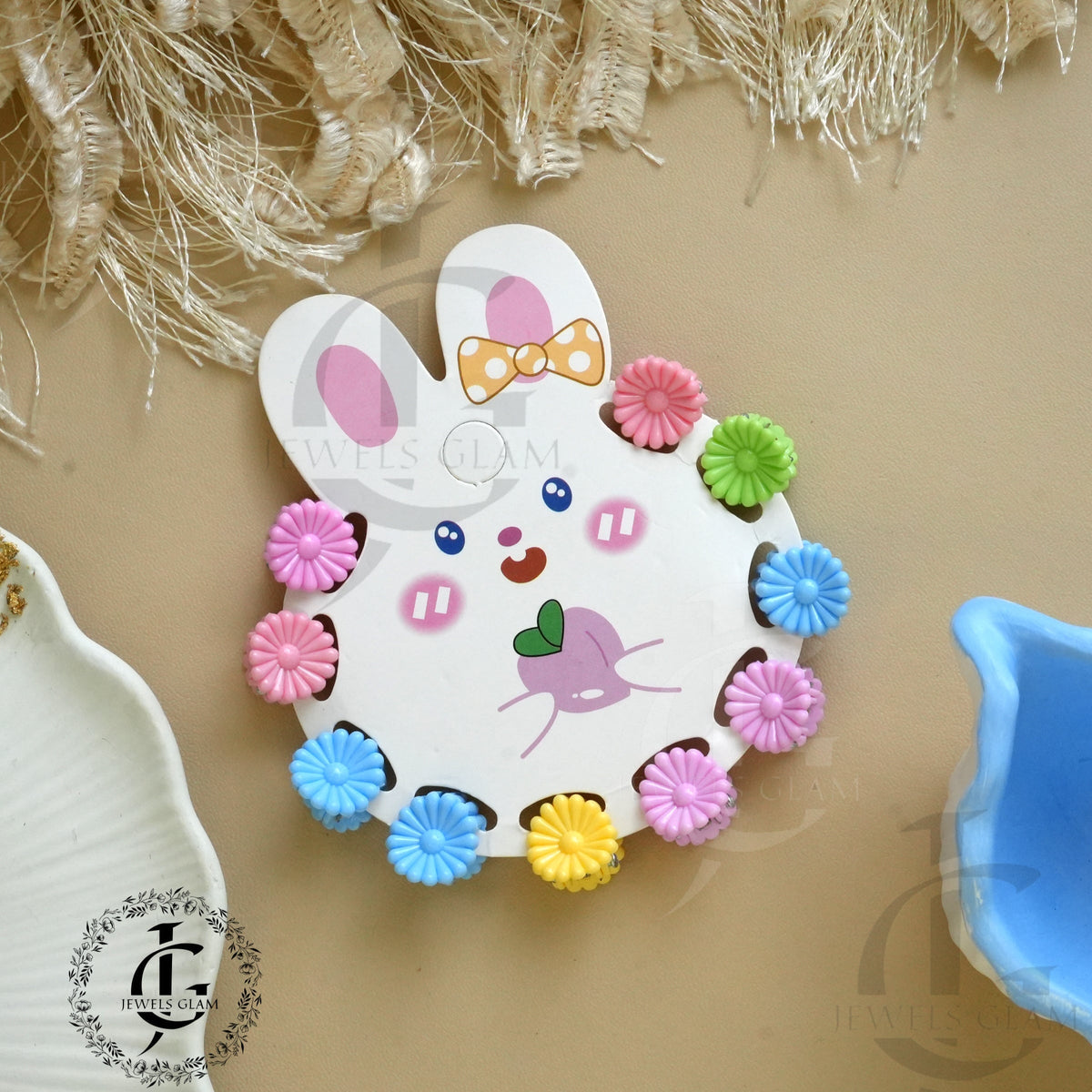 Colorful Daisy Hair Catchers Set
