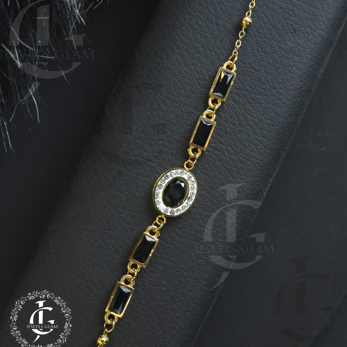 Elegant Black Onyx Gemstone Bracelet