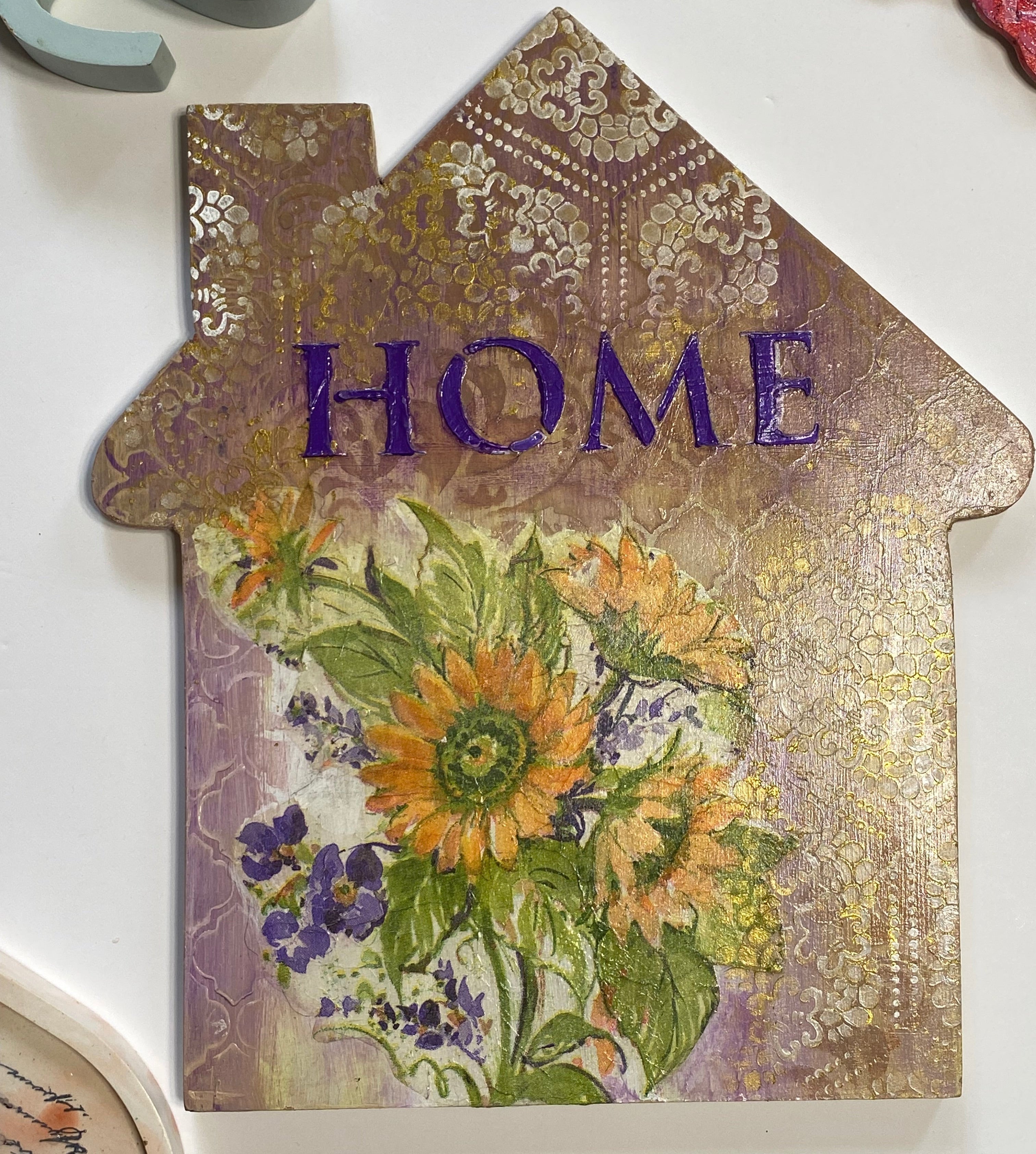Handmade Floral Keychain Holder