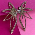 Radiant Blossom Crystal Statement Earrings