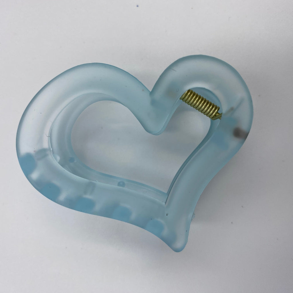 Heart-Shaped Hair Clips - Sweet and Stylish