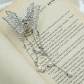 Silver Butterfly Metal Hair Catcher Caw Clip