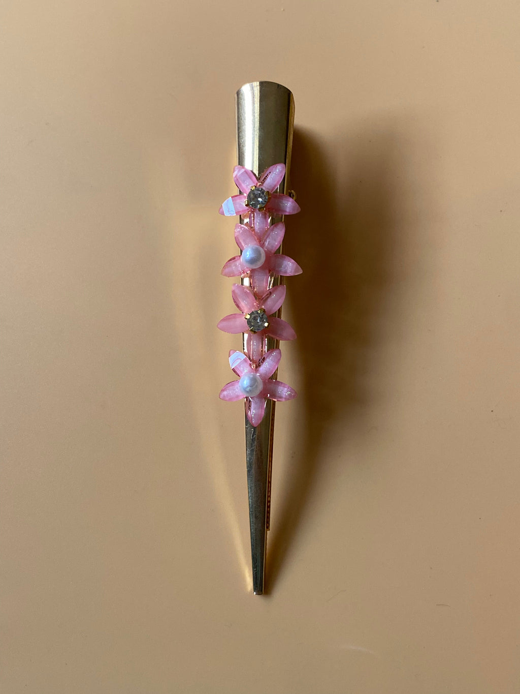 Elegant Floral Pearl Hair Pins